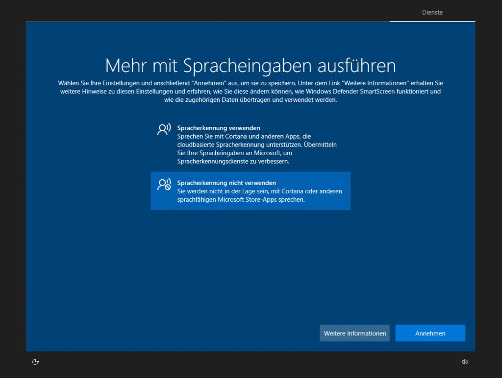 Zulassen oder nicht zulassen
