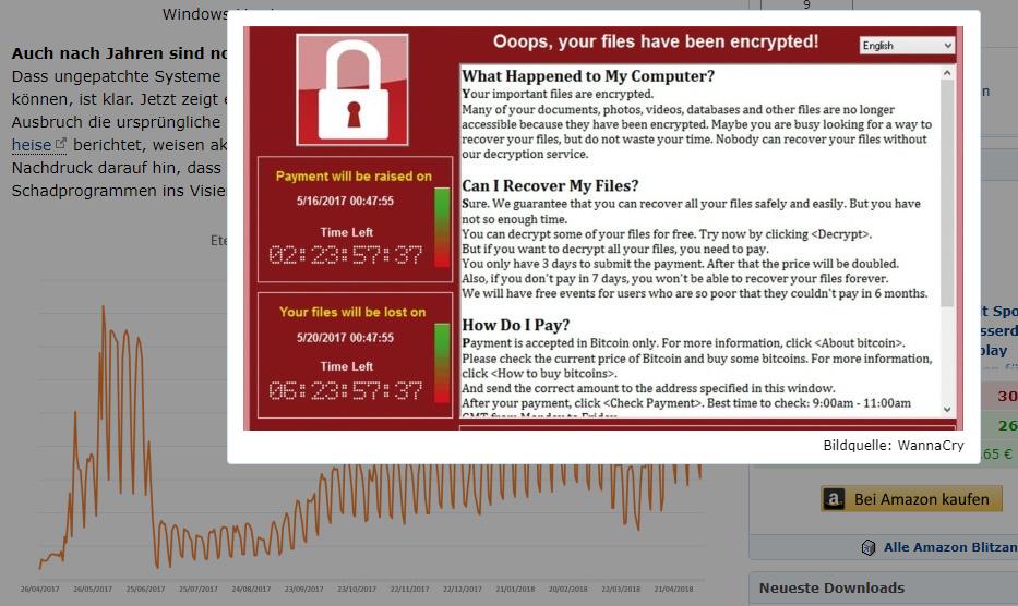Winfuture: Vor allem Raubkopierer: Hunderttausende Windows-Rechner angreifbar