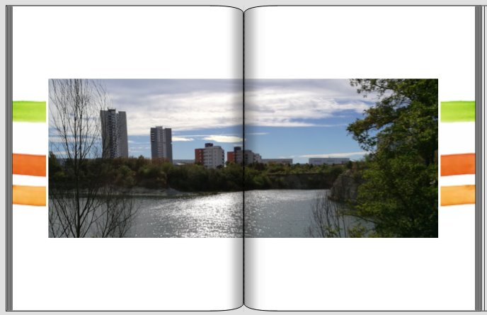 Cewe Gestaltung mit Panorama-Bild